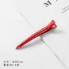 Pinza de Peluquería de Pico Fino para Raíz del Cabello Artefacto Esponjoso Pinza para el Cabello de Maquillaje Pinza de Pato para Flequillo Femenino Pinza de Estilismo Pinza de Palabra Femenina