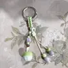 Llavero con forma de conejo personalizado, colgante para bolso, calabaza natural exquisita, hecho a mano, regalo para novias, venta al por mayor