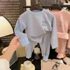 Conjunto de Lã de Grafeno e Seda para Casa Masculino Feminino Infantil Algodão Amigo da Pele Penteado Pijama de Manga Longa Roupas de Casa
