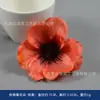 Flor artificial laranja rosa flor de seda grampo de cabelo flor adorno de cabeça diy guirlanda de bonsai decoração de lintel de porta Halloween
