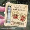 Nova Carteira Fofa Personalizada da Amazon Decorações de Natal Carteira de Boneco de Neve Presente Pingente de Decoração de Árvore de Natal