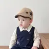 Gorro de Bebé Primavera y Otoño Estilo Coreano Gorra de Boina de Moda para Bebé y Niño Pequeño Versátil Hacia Atrás Gorra de Béisbol para Exteriores Tendencia