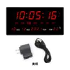 Reloj de Pared Electrónico Transfronterizo Digital Pantalla Grande Hogar Reloj Sencillo Reloj LED Inteligente con Temperatura y Calendario Perpetuo
