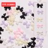 Joyería para uñas de lazo al por mayor explosiones netas rojas simples joyería para uñas de resina cinta tridimensional paquete de colores mixtos 50