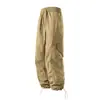 Calça Cargo Tática Masculina K8812 para Uso Externo, Calça com Bolsos Múltiplos e Cordão na Barra, Moderna e Versátil para Caminhada e Uso Casual
