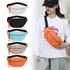 Bolsa de Peito Feminina Fashion Estilo Coreano, Grande Capacidade, Bolsa de Ombro Transversal Simples e Moderna, Bolsa de Cintura para Celular de Estudante para Esportes ao Ar Livre