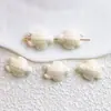 Tortuga esmaltada tortuga pequeña cerámica cuentas sueltas con cuentas DIY dibujos animados pulsera colgante collar accesorios al por mayor