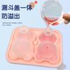 Novo Molde de Gelo de Silicone de Urso 2 Vezes Gelo para Whisky Molde de Gelo para Bebida de Chá com Leite Gelo de Animal