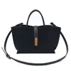 Bolso de Mano de Gran Capacidad Transfronterizo, Bolso Tote Versátil de Gama Alta para Viajes Diarios, Bolso Cruzado de Gamuza Escarchada Retro al por Mayor
