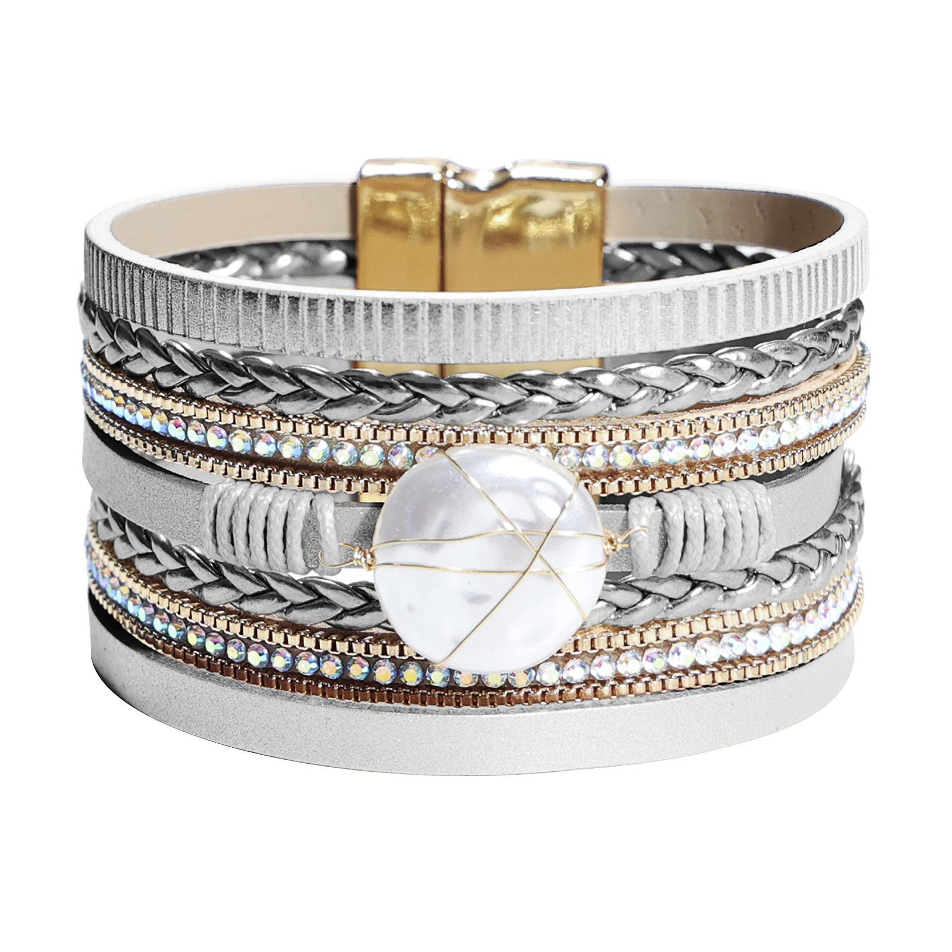 SKU-03-Leather Cuff Bracelet -