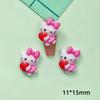 Sanrio Desenho Animado Manicure Resina Joias Infantil Vestível Unha Brincos Grampo de Cabelo da Moda Acessórios Cola Creme DIY
