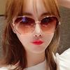Gafas de sol polarizadas anti-UV para mujer, estilo coreano, estilo celebridad de internet, gafas de cara redonda, estilo agresivo social 8063