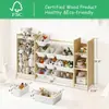 Estantería de almacenamiento de varios niveles para juguetes infantiles Estante de clasificación de juguetes para jardín de infantes Estante organizador móvil de varios niveles