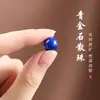 7A Pedra Azul Natural Cristal Contas Soltas Grau Imperial Contas de Pedra Bruta Acessórios para Pulseira de Cristal Azul Klein Contas Individuais