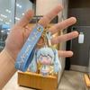 Kirby de las Estrellas Llavero de Epoxy Coche Mochila Colgante de Llave Lindo Muñeco de Dibujos Animados Encanto para Bolsa Llavero