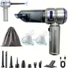 Aspiradora para coche con pantalla de potencia inalámbrica, portátil, alta potencia de succión, removedor de polvo de mano para el hogar, mini soplador de polvo pequeño