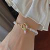 Pulsera Apilada Multicapa Bohemia de Venta Caliente Transfronteriza Traje de Mujer Estilo Étnico Alas Imitación Bodhi Pulsera de Cuentas Trendy