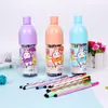 Set de 12 Bolígrafos Acuarela Lavables para Niños, Set Creativo de Pinceles Multicolores para Pintura Artística DIY de Estudiantes, Graffiti
