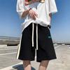 Shorts Masculino Verão Fino Calça Casual Reta Amarração Tamanho Grande Calças Grandes Calças Esportivas Masculinas All-match