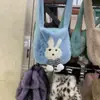 Lindo Felpa Nuevo Dibujos Animados Otoño Bolso Tote Grande de Hombro Estudiante Cruzado Versátil Ins Estilo Coreano Tendencia Ins