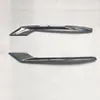 Adecuado para Ford 22EVOS ceja de luz antiniebla trasera marco de luz antiniebla decoración tira de ceja de fibra de carbono galvanizada marco decoración exterior parche de decoración Y