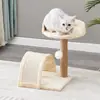 Poste Rascador de Sisal Integrado para Gatos Estante para Gatos Plataforma para Saltar para Gatos Juguete para Gatos Árbol para Gatos Comercio Exterior Amazon Poste Rascador para Gatos Marco para Escalar Gatos