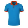 Camisa Polo Personalizada de Nuevo Color Bloqueado con Cuello de Solapa Uniforme de Hotel Ropa de Trabajo Camisa Publicitaria Algodón Bordado Estampado con Logo