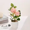 Vasos de Flores Artificiais de Rosa em Estoque para Sala de Estar Decoração de Casa, Flores Artificiais, Flores Artificiais, Presentes, Vasos de Flores para Decoração de Mesa