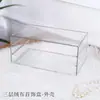 Caja de Almacenamiento de Joyas, Aretes Antioxidación, Aretes, Collares, Caja de Joyas de Acrílico y Terciopelo, Cajón Multifuncional para Cuentas