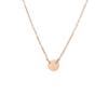 EManco AliExpress nuevos accesorios collar de acero inoxidable estilo coreano simple geométrico liso cadena clavicular con letras