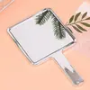 Espejo Transmisión en Vivo Espejo de Mano Espejo de Maquillaje Portátil Colocar en Escritorio Espejo Pequeño DIY Espejo de Bolsillo Mini Espejo de Tocador