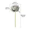 Flor Artificial Rosa Única Edgar Planta Verde Atacado Decoração de Casamento Artesanato Flor Artificial Estilo Ins