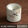 Cenicheiro de Borra de Chá Apsaras Voadores Dunhuang Jarra de Água para Mesa de Casa Jianshui com Tampa Bule de Água para Chá Balde de Água Suja Acessórios para Cerimônia do Chá