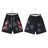 Marca de moda europeia e americana Hellstar Hell Star de verão para lazer esportivo shorts de água masculinos e femininos
