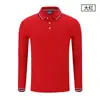 Ropa de Trabajo de Manga Larga con Solapa para Primavera y Otoño Ropa de Trabajo Personalizada Bordado de Logo Impresión de LOGO Camisa Cultural Camisa Polo Camisa Publicitaria