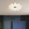 Lámpara de Techo de Espectro Completo Protección Ocular Sala de Estar Minimalista Moderna Celebridad de Internet Ins Estilo Geométrico Crema Cálido Lámparas de Dormitorio Principal
