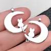 Accesorios de Joyería Europeos y Americanos Luna Hueca Sol Sonriente Estrella Pulsera DIY Collar Colgante Llavero Colgante Pequeño