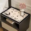 Capa de Mesa de Cabeceira para Quarto Estilo Simples, Protetor de Bancada, Toque de Luxo Leve de Alta Qualidade, Toalha de Mesa Impermeável