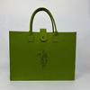 Bolsas de fieltro para el Festival de Medio Otoño en stock, Nuevas bolsas de mano de fieltro con bloques de color, Artículos de regalo, Bolsos de mano de fieltro 3D Xiaohongshu