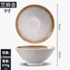 Tazón al por mayor tazón para ramen tazón grande tazón grande para fideos tazón de cerámica comercial tazón para fideos instantáneos tazón para sopa tazón de porcelana tazón japonés vajilla