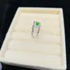 Anillo de Calcedonia Blanca de Alta Calidad al por Mayor con Baño de Plata e Incrustación, Anillo de Ágata Blanca y Jade para Mujer, Un Anillo Dos Estilos de Uso, Regalo