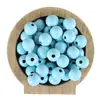 Amazon Cuentas para niños color sólido 15MM cuentas de madera de color cuentas redondas de madera sueltas cuentas de madera accesorios diy pulsera
