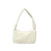 Outono e inverno transfronteiriços Novo Plush Portátil Pequeno Bolsa Moda Chave Pequena Bolsa Menina Mão Bolsa Bolsa Cosmética
