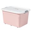 Caja de Almacenamiento de Plástico de Gran Capacidad al por Mayor Caja Extra Grande para Almacenamiento de Ropa Caja de Almacenamiento para el Hogar y el Coche Caja de Almacenamiento Transparente