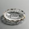 Posavasos de Origen Bandeja para Tazas Pequeñas Accesorios para Ceremonia del Té Phnom Penh Portavasos Aislado de Vidrio Seis Caballeros de la Ceremonia del Té con Alfombrilla para Tetera
