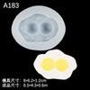 Molde de Silicone para Vela de Aromaterapia Ovo Pochê Macarrão Instantâneo Ovo Duplo Bolo em Formato de Ovo Mousse de Chocolate Fudge
