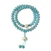 Nuevo Producto Directo de la Fábrica BodhiPulsera Bodhi Azul Lago con un Toque de Lujo, Temperamento Suave y Atractivo Artístico, Venta al por Mayor