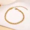 Pulseira Simples de Aço Inoxidável da Moda Novo Design de Viga I Duas Cores Versátil para o Dia a Dia Feminino Joia de Aço Titânio