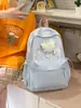 Linda mochila para mujer para viajar, ligera y elegante, adecuada para ir al trabajo, diseño de cachorro de dibujos animados, mochila escolar para estudiantes de secundaria y preparatoria