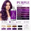 Comércio Exterior Transfronteiriço shampoo protetor cor rosa para cabelos descoloridos, fixador de cor, em estoque, espuma à base de plantas inglesa cinza
